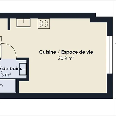 Apartamento Le Break - Pour 3 - Piscine Commune *